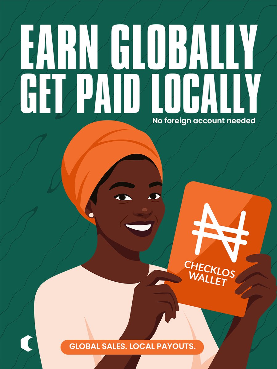 Checklos__'s tweet photo. Earn globally. Get paid locally. 💸

No foreign account needed for African artisans to sell handmade products to global buyers on Checklos.

Your craft can travel farther than you think ✨ https://t.co/8Qe4flwZ4n