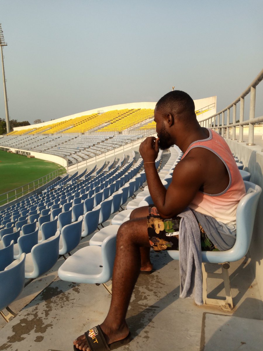 PkayRohn's tweet photo. @cdrafrica This niga was a student at Cape tech and Labourer during the construction of stadium and was also in attendance during the commissioning , when we visited 2yrs ago, you could from the picture, he was shocked and disappointed https://t.co/ZGYKIv5TlB