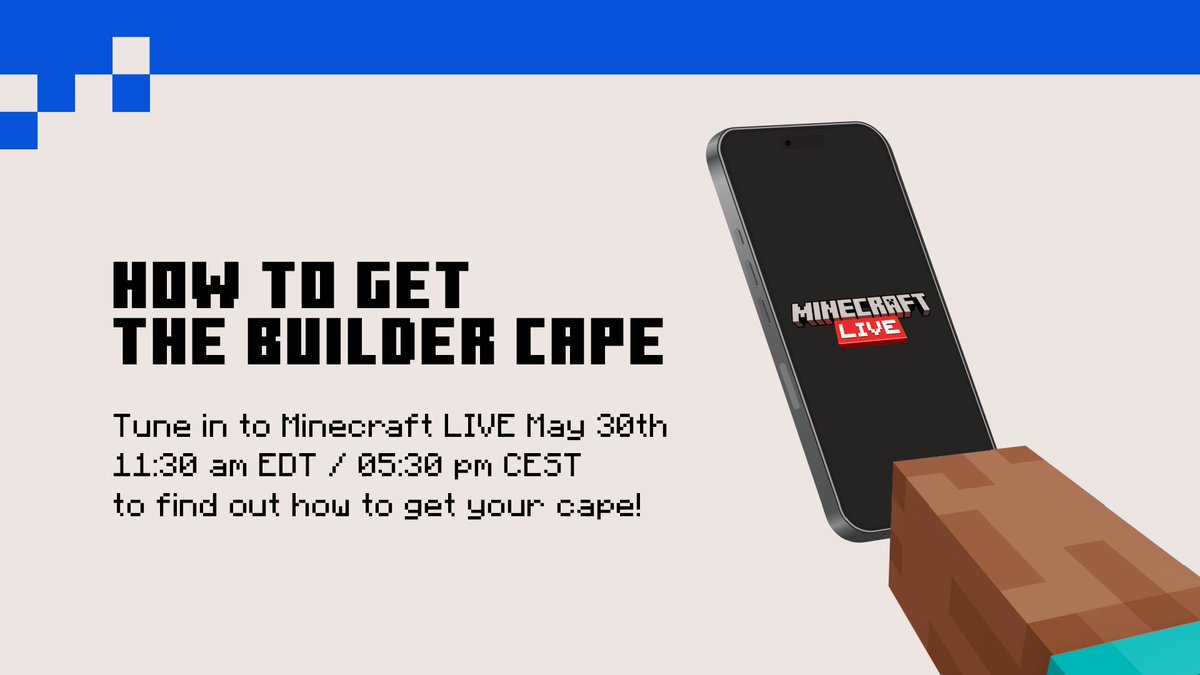 Minecraft tweet media