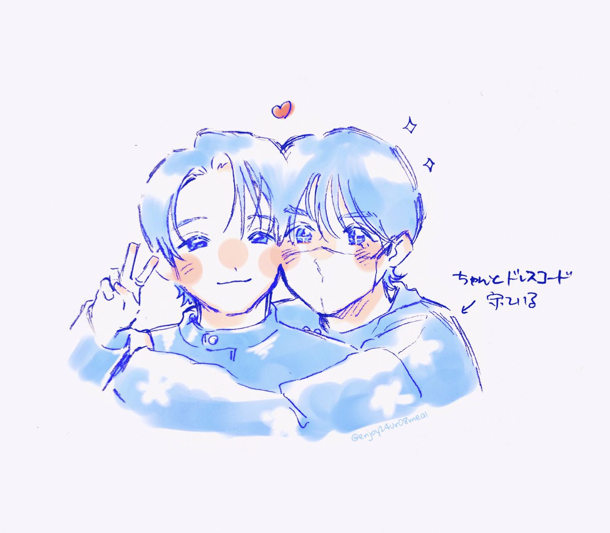 enjoy24ur08meal's tweet photo. たいせつ♡偽マンネ🐶🐶たいせつ♡働き者マンネ

#donghae #kyuhyun #sujufanart https://t.co/2E541jFCTl