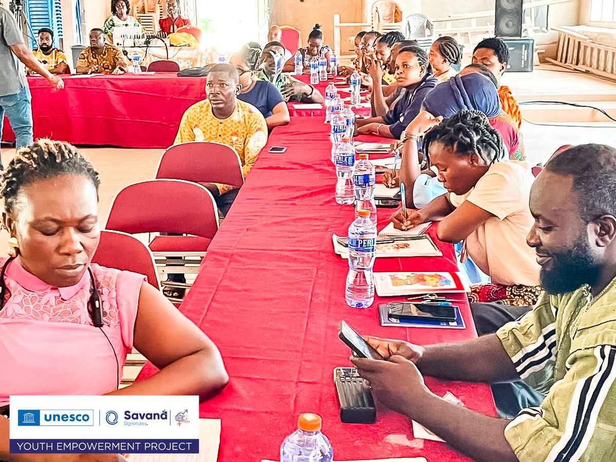 savsign's tweet photo. We are back for another #impactful year of the Youth Empowerment Project (YEP).
Last week we begun the training of teachers in the South Tongu District of the Volta Region, equipping them with #innovative teaching #methodologies and approaches to deliver effective, interactive, https://t.co/fPvlSVYH0B