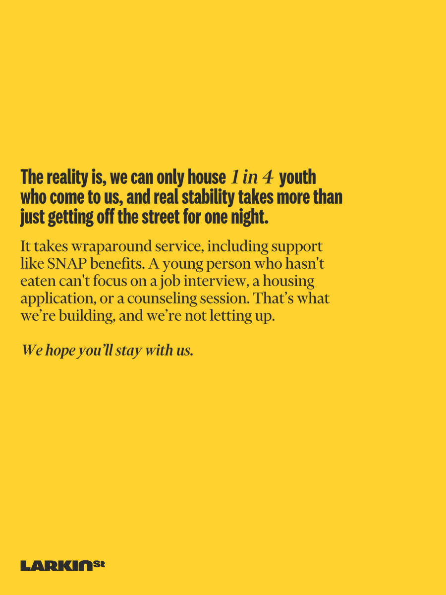 Larkin Street Youth Services tweet media