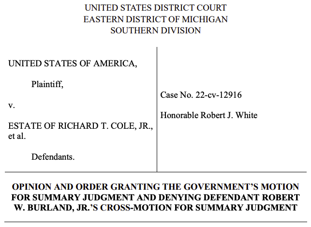 rledbetterCPA's tweet photo. A $ 4.3MM tax liability case every business owner should read.

US v. Estate of Cole / Burland

Burland and Cole co-founded a telemarketing company in 1999.

50/50 owners, co-presidents. They outsourced payroll, first to a PEO, then to a company called CO-HR. Over time, they got cash-strapped and stopped paying CO-HR.

By 2007 the shortfall hit $ 3MM. The trust fund taxes (income and FICA withheld from employee paychecks) weren't reaching the IRS.

In 2012 the IRS assessed Burland personally for $ 4.3MM. He fought it for over a decade. Last week he lost on summary judgment and got tagged with the tax.

His first argument: "I wasn't really in control. My partner Cole called the shots."

The court walked through the Sixth Circuit's factors: corporate officer, 50% shareholder, check-signing authority, signed the corporate tax returns, provided financial info to the accountant. He was a responsible person. 

His second argument: "The payroll company was actually the employer, so they're liable, not me."

The corporate tax returns he signed listed the company as the employer with its own EIN and claimed wage deductions worth millions.

CO-HR appeared on the returns as the paid preparer. You can't claim the wage deduction on your 1120 and then tell a judge someone else employed your workers.

His third argument: "CO-HR embezzled from us."

He had no evidence beyond his own say-so. One letter showed a $471K fee overcharge from an earlier period unrelated to the tax quarters at issue, and CO-HR offered to credit it back. Not great, but not embezzlement.

His fourth argument: "Cole insisted we pay vendors and employees instead of the IRS."

The Sixth Circuit's answer is one of the most quoted lines in trust fund law: "the government cannot be made an unwilling partner in a floundering business." 

The takeaways for business owners, especially anyone running multiple entities, using a PEO, or sharing back-office payroll across a group of companies:

Payroll taxes pierce every veil. The corporation doesn't protect you. The LLC doesn't protect you. Bankruptcy doesn't discharge them.

"Responsible person" is a low bar. Significant control is enough. If you can sign checks, hire and fire, decide which bills get paid, or you're an owner with real influence, the IRS will name you.

Outsourcing payroll does not outsource the tax liability. PEOs, CO-HR-style payroll services, fractional CFOs. None of them transfer the trust fund obligation off the owners.

Once you know there's a shortfall, the rules change. From that moment, every dollar you spend on anything other than the IRS is willful. Your salary. Loans to yourself. Loans to your other companies. Payments to vendors. All of it.

"My partner did it" is no defense. Two 50% owners both signed checks, both signed returns, both knew. Both are liable. The IRS will collect from whichever one is collectible.

As a business owner, you have to keep payroll taxes paid. They will find you. In this case it's $4.3 MM owed back to the IRS that he's personally liable for.