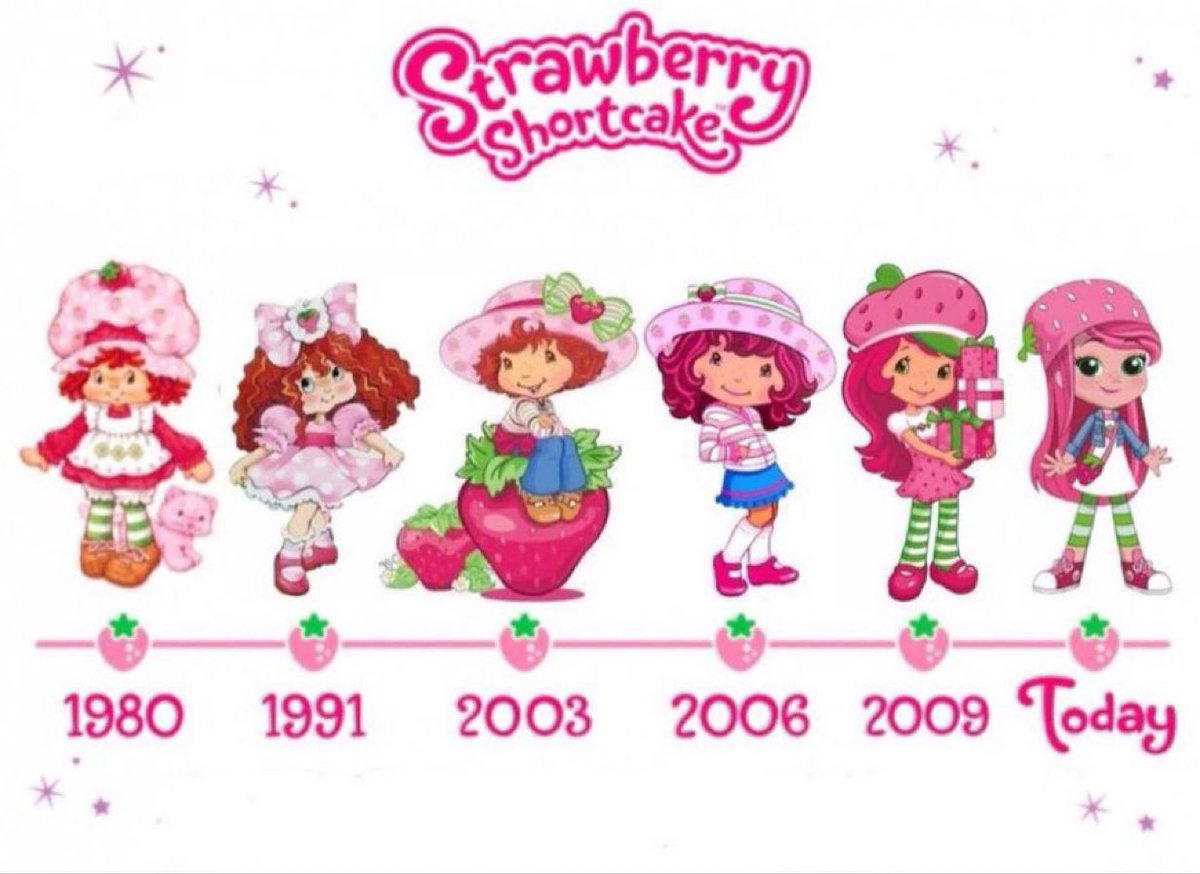 Hoopss's tweet photo. Strawberry Shortcake went from smelling like actual strawberries to looking like a random mobile game ad 😭 https://t.co/PdBKSc4iy2