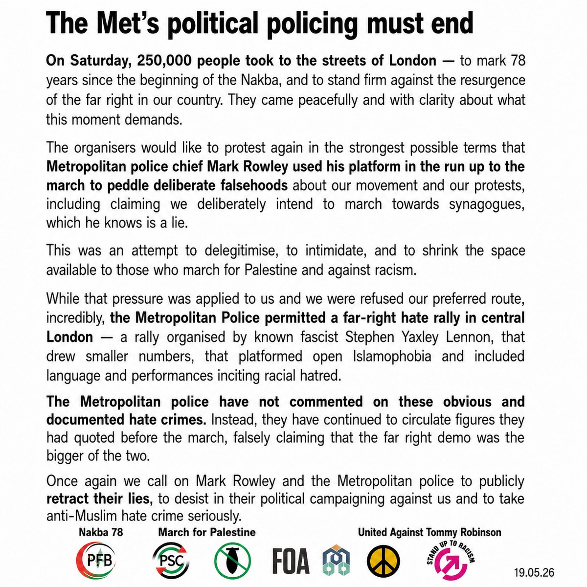Campaign for Nuclear Disarmament tweet media