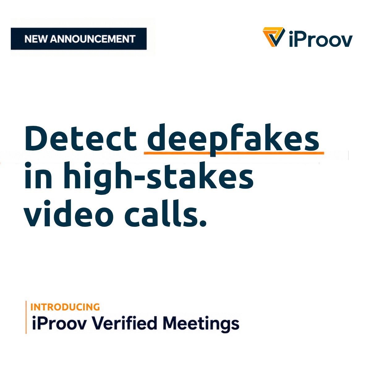 iProov's tweet photo. Your video calls may not be as secure as you think.

Announced as CEO, Andrew Bud joins GTLA, the UK Government Trade Mission in LA iProov Verified Meetings authenticates video call participants in real time to help stop deepfake-enabled fraud..

Read now: https://t.co/VeLqnfBVeg https://t.co/DNR0O9i41Y