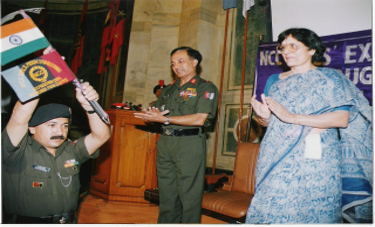 PamposhWarrior's tweet photo. Year 2000: Rudugaira: Led NCC girls. HACO struck at summit camp sudden as a heart attack. IAF rotors tore the sky like a lifeline thrown from heaven. Life snatched from death’s grip. Proudly painful — leadership = lives above laurels, heavy as the mountains themselves. 8/14 https://t.co/GDXcuPTEti