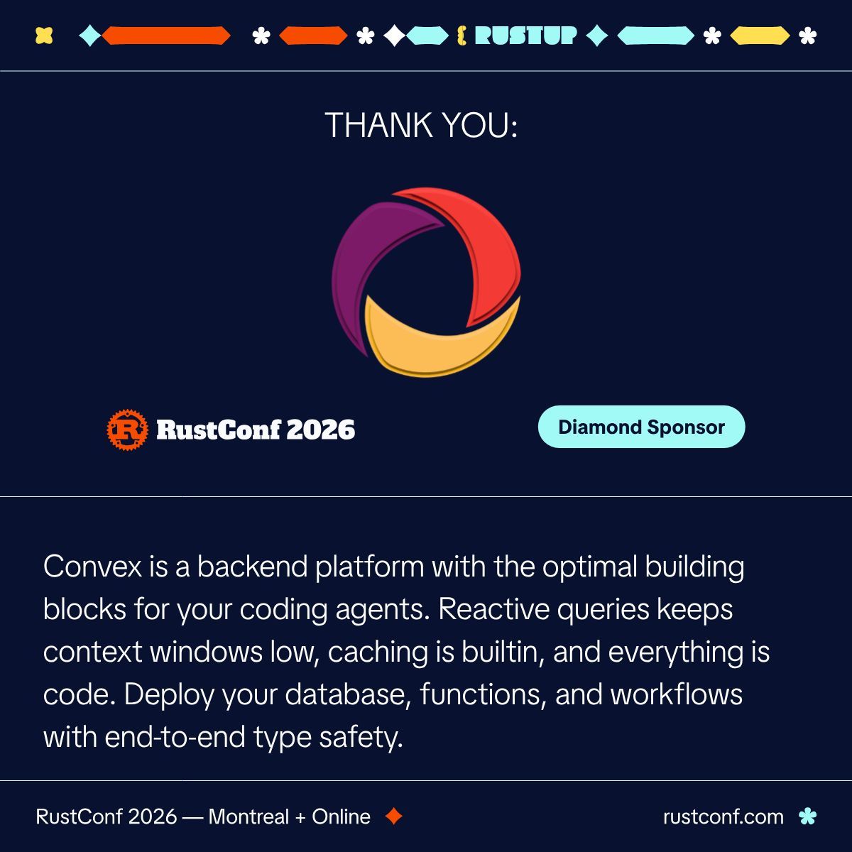 RustConf tweet media