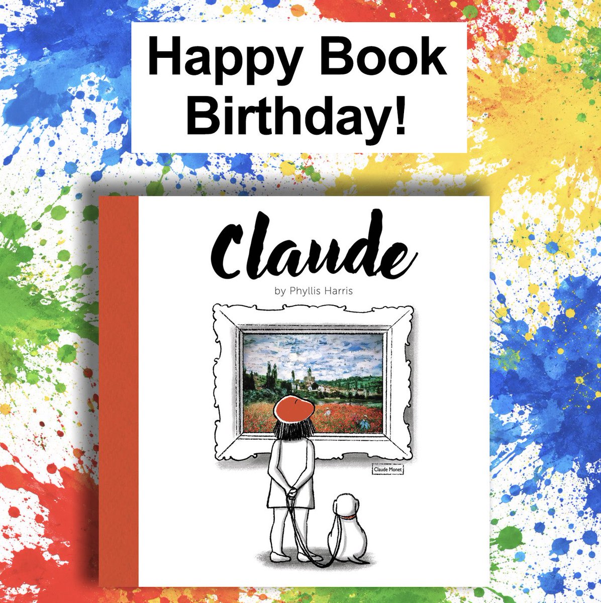PhyllisHarris's tweet photo. 3+ years in the making. Claude is finally out in the world today! 🎉 So excited to share my newest picture book! Grab your copy at your favorite local bookstore (if it’s not on the shelves, just ask them to order it!). Let’s keep our kids reading! 📖💛 #teachers #librarians https://t.co/R7x8GnNh5p