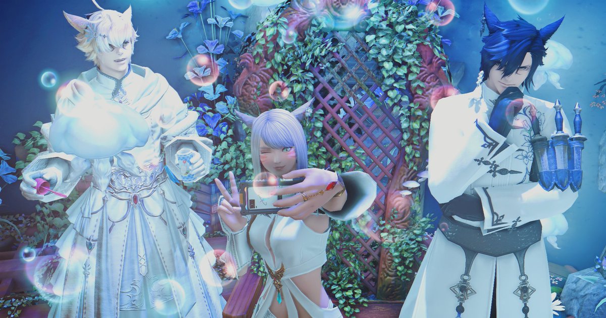 FF14NiaLavixh's tweet photo. CWLSのメンバーと撮ったよ😀
#FF14 #FF14SS #ミコッテ #GERADE https://t.co/zlR9Prmzpe