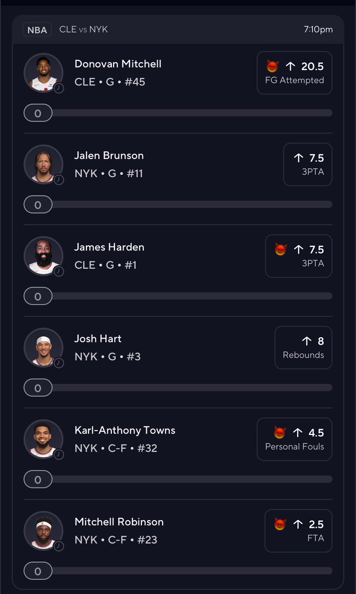 Jaygotlocks's tweet photo. I Have The Game 1 Script 🪄

56x Power / 42x Flex 💪 

The Script 📝
Robinson: Hack a Robinson continues 
Kat: Foul Trouble (Peep history vs Allen)
Hart: Kat foul trouble = 🆓 Rebs
Brunson: Twin towers in paint = 🆓 3ptA
Mitchell: #1 option = getting his Fgat

#Gambling𝕏 https://t.co/i527JHbQfV