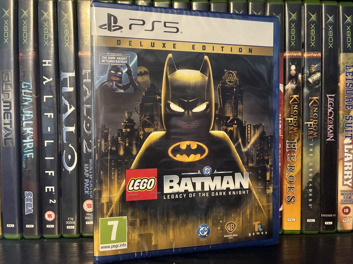 GamingMVL's tweet photo. LEGO Batman - Legacy of the Dark Knight arrived on PS5 today. I’ll be doing an unboxing video soon! https://t.co/0BmiyTiGUM