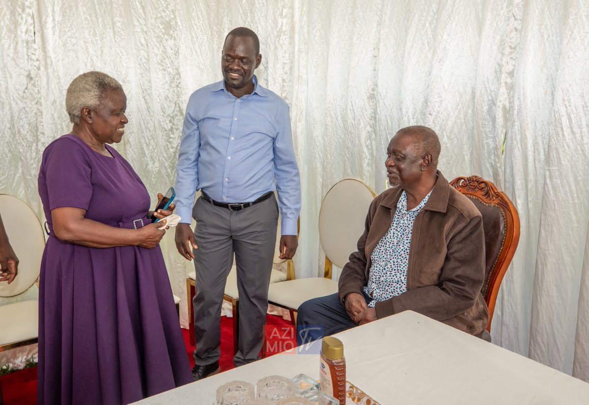 DrOburu_O's tweet photo. This evening, I joined friends and family to condole with the Member of Parliament for Nyando, the Hon. Jared Okello, following the untimely transition of his beloved mother.

Visiting the family home in Karen, Nairobi, I conveyed my heartfelt condolences to Hon. Okello and his family during this profound moment of grief. The loss of a mother is a deep, foundational sorrow, yet we take comfort in the legacy of love, strength, and wisdom she leaves behind.

Our thoughts and prayers remain with the entire family and the people of Nyando. May the Almighty grant them fortitude, and may her soul rest in eternal peace.