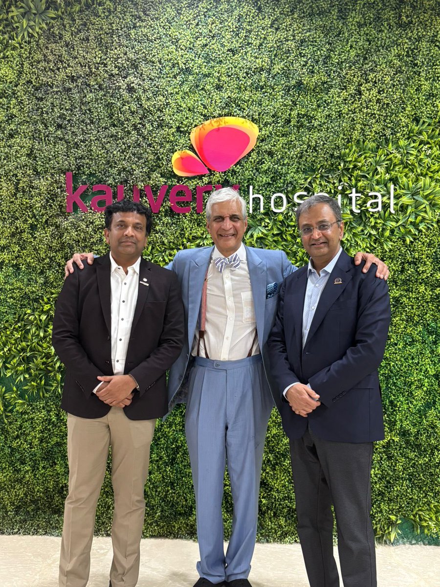 codebrainNCC's tweet photo. A privilege to host Dr. Anil Nanda from @RutgersU today. Inspiring discussions with an eminent neurosurgeon whose clarity, skill and humility elevate every academic interaction. Grateful for the exchange of ideas and the collaborative spirit he brought to our faculty.
#neurocritical