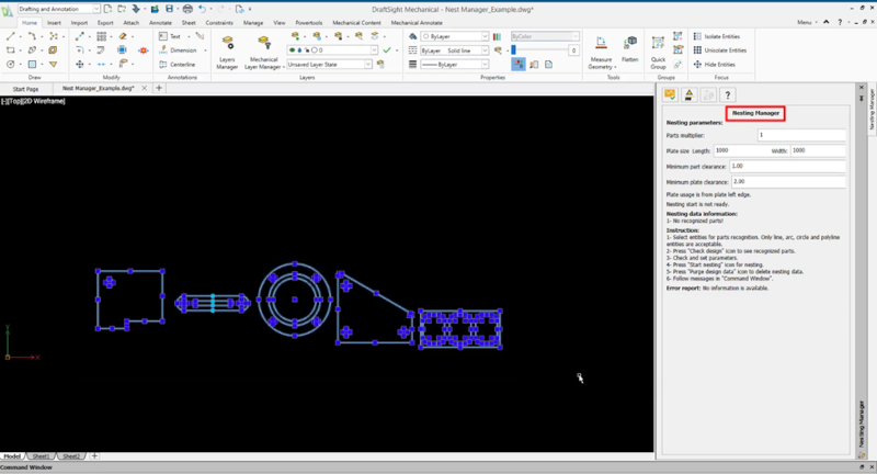 SOLIDWORKS's tweet photo. The #DraftSight R2026x FD02 update introduces new tools for #PLM and nesting directly within the DraftSight environment, significantly enhancing the user experience. This update also includes numerous features designed to improve downstream workflows and manufacturing processes. Key enhancements feature the ability to view and manage PLM data in the Drawing Properties, automated part nesting capabilities, and an array of new dimension tools that reduce the need for manual work. Get all the details in this blog. https://t.co/g4C9cSnQ4C