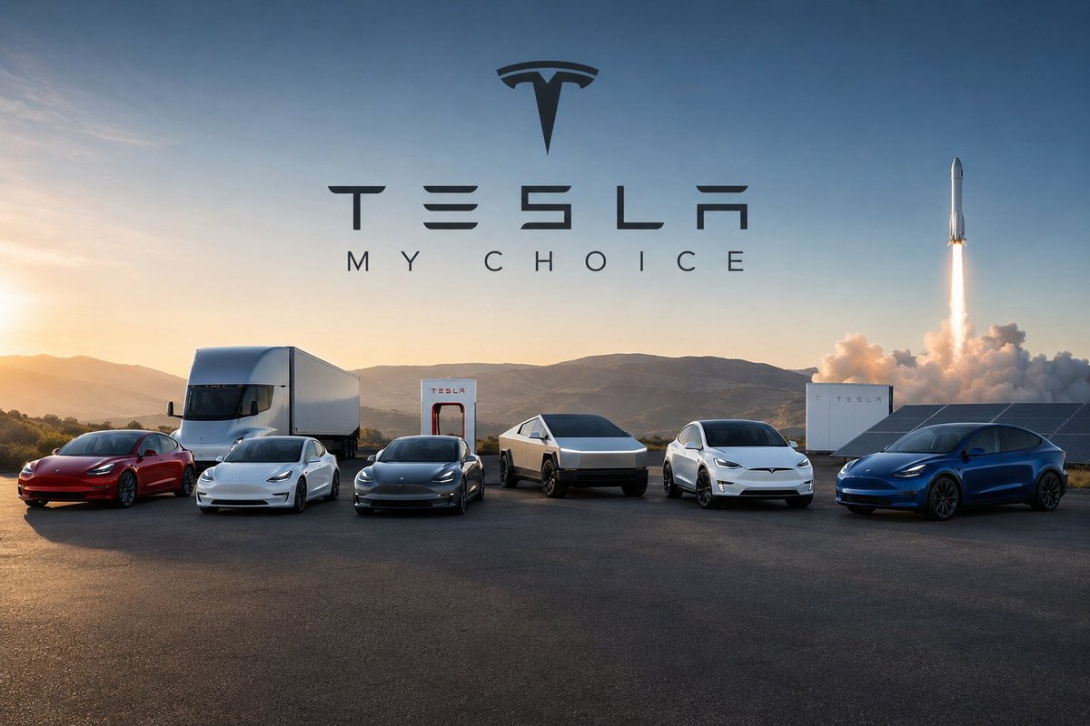 Tesla My Choice 🚀🚘⚡️ tweet media
