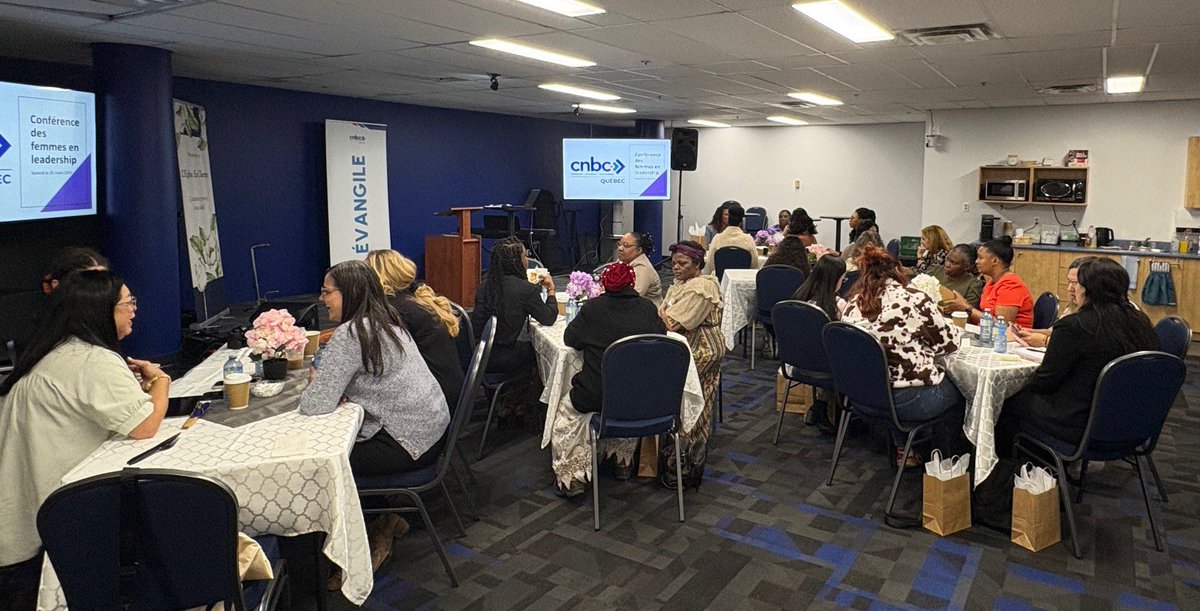 CatherineRenfro's tweet photo. Across Canada, ladies are focused on engaging in the mission of God and being equipped to leverage their life for the gospel! Thankful for the leadership of @CNBCca , Deen Ignacio and the many churches that are committed to sharing the hope we have in Jesus with their community! 
#JesusChangesEverything #AsYouGo