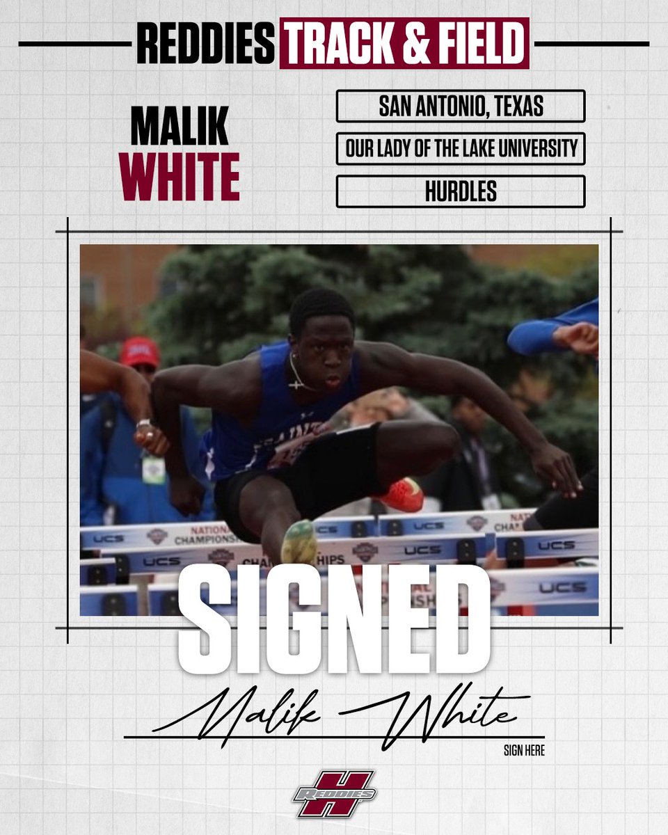 reddietf's tweet photo. 𝙒𝙚𝙡𝙘𝙤𝙢𝙚 𝙩𝙤 𝙏𝙝𝙚 𝘿𝙚𝙡𝙥𝙝, 𝙈𝙖𝙡𝙞𝙠 𝙒𝙝𝙞𝙩𝙚!!

Malik was the 2024 USATF HS 110m Hurdle National Champion. He also earned All-American honors placing 3rd at the NAIA Indoor Championships in the 60m hurdles and Runner-up outdoors in the 110m hurdles.

#NoMereBeast https://t.co/blKcJjx2D8