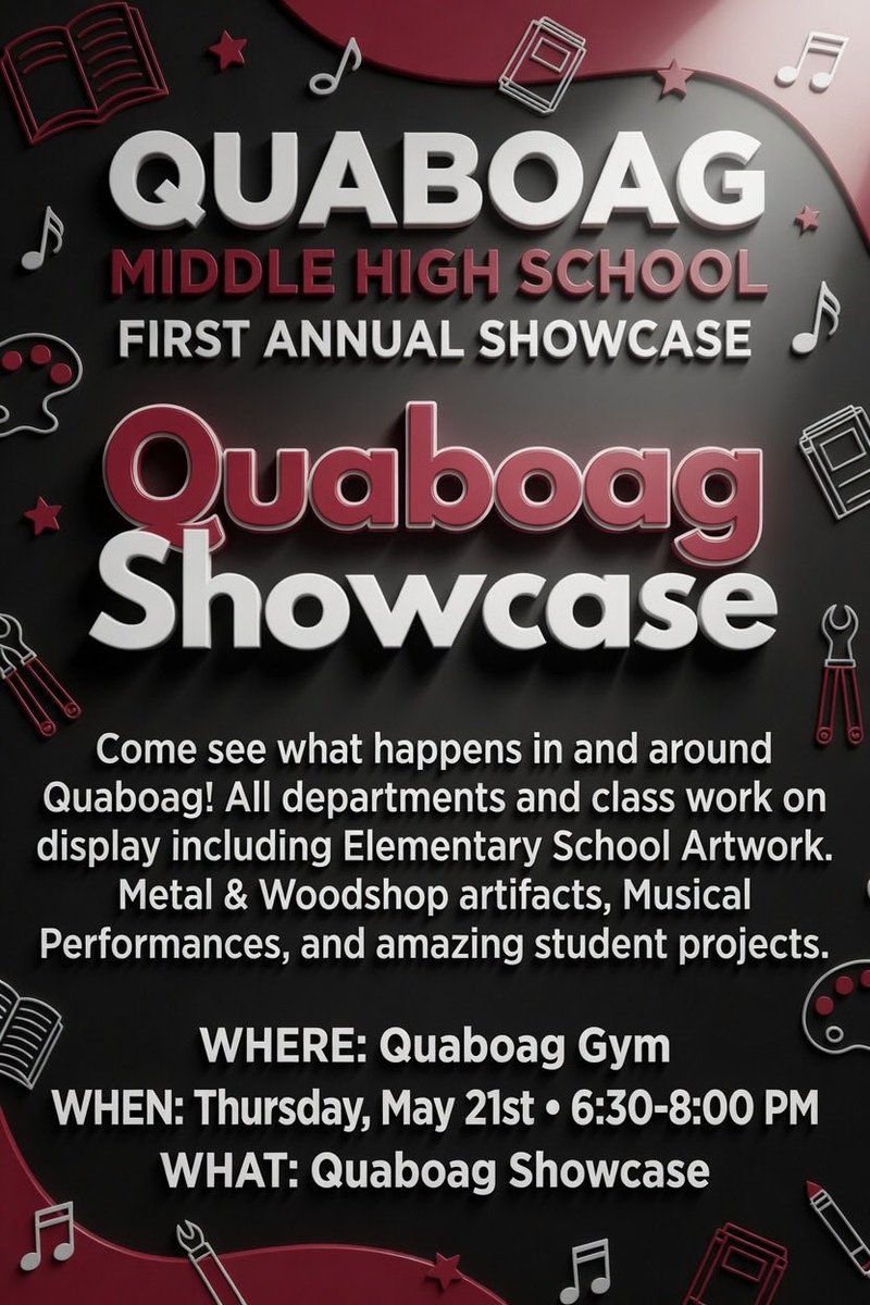 APMikeLavelle's tweet photo. Come Join us at the Quaboag Gym…On Thursday for the First Annual Quaboag Showcase!! All are Welcome…👏🏻👏🏻👏🏻😎😎 https://t.co/jOhoqQI3FN