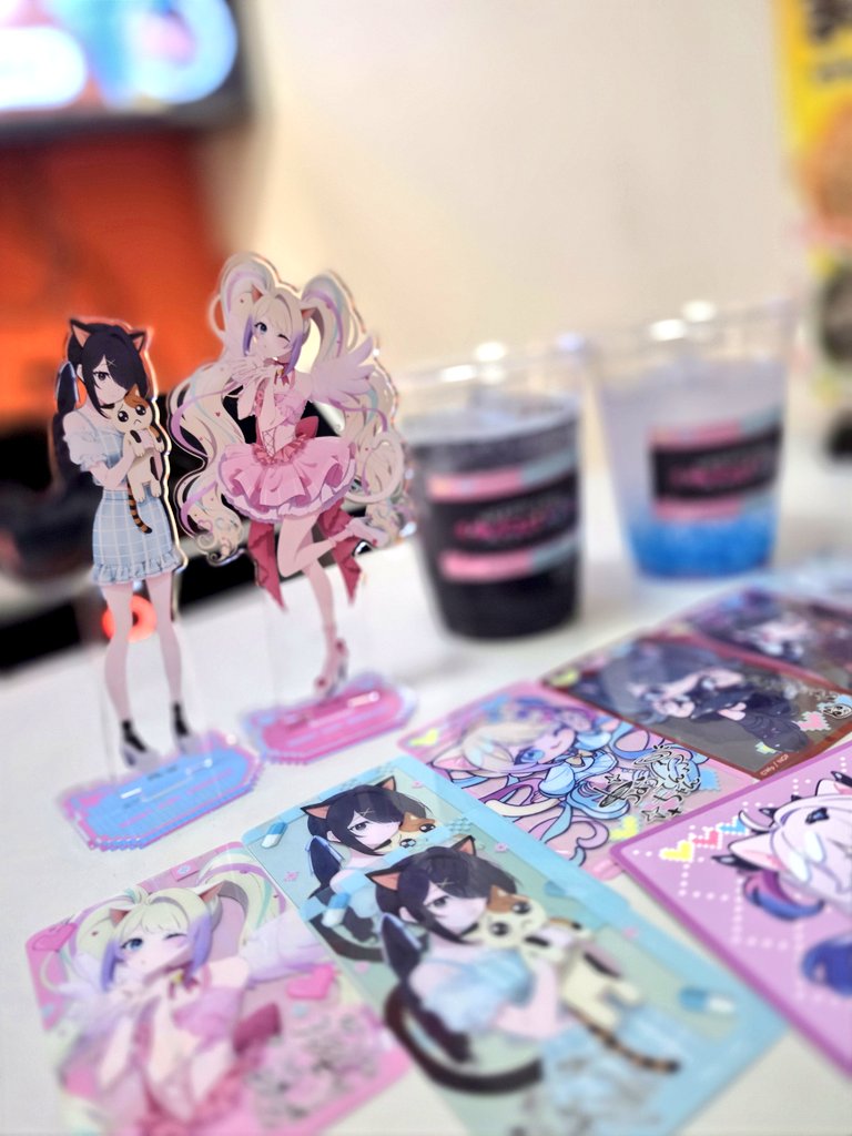Fu_ryu__7937564's tweet photo. 昨日初日コラボ行けて
コースターは全種類獲得
クリアカードはパープルロリポップだけ揃わず……
 #NEEDYGIRLOVERDOSE 
 #ニディガ  #まねきねこ https://t.co/8e38SRJlid