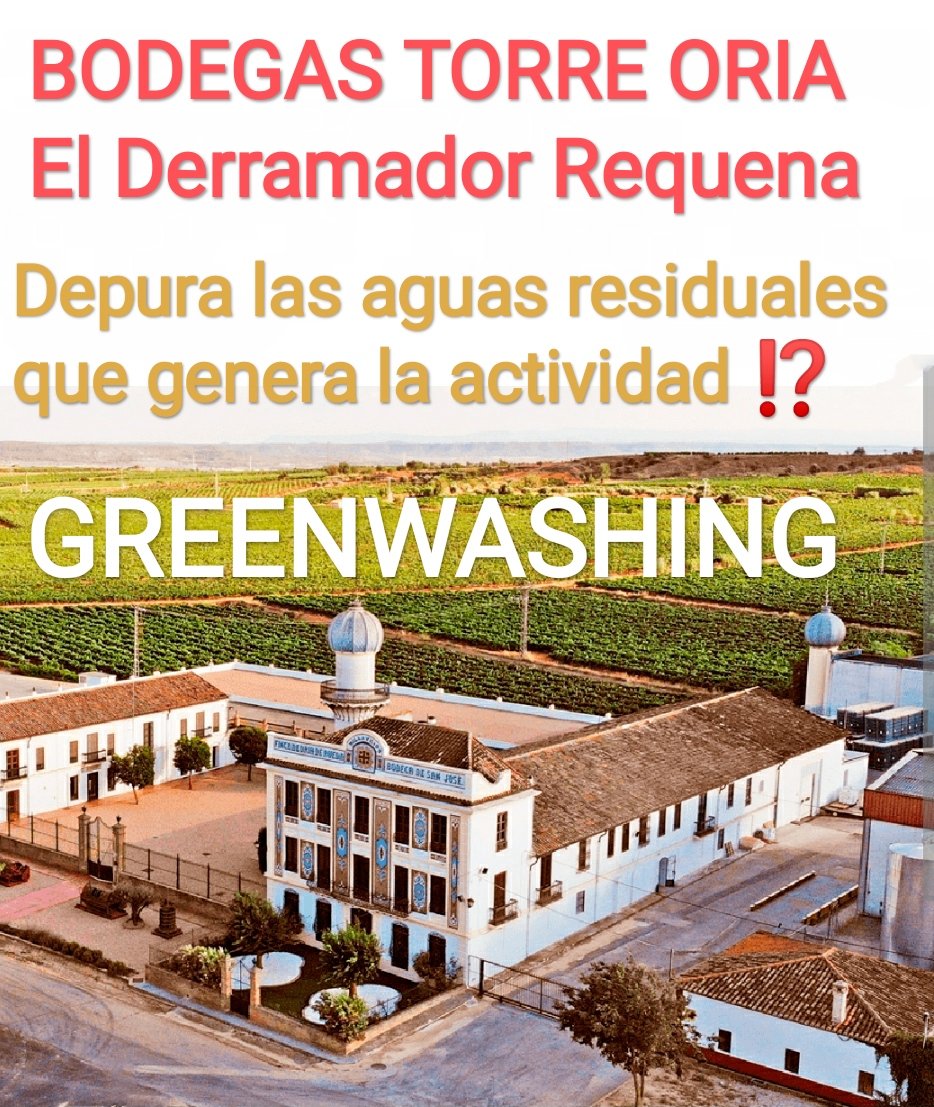 CoverTellus's tweet photo. Alguien que pueda contestar...

Bodegas Torre Oria @B_TorreOria de Requena tiene licencia ambiental/ Depura las aguas residuales de su actividad ⁉️

@levante_emv @lasprovincias @valenciaplaza @JFPerezLlorca @vmartinezmus @DOUtielRequena @AYTOREQUENA @GVAMediAmbient @BarrachinaM https://t.co/kXfJJskOOC