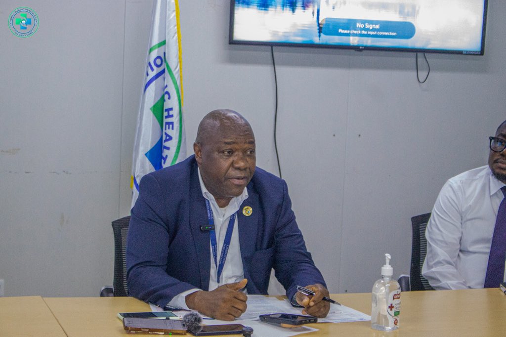 npha_sl's tweet photo. “Our preparedness is not reactive; it is built on the hard lessons of 2014–2016.” — Prof. Foday Sahr, Executive Director of NPHA.  

Sierra Leone is on high alert, with strengthened surveillance, border screening, and rapid response systems fully active. https://t.co/ILwz10UqoG