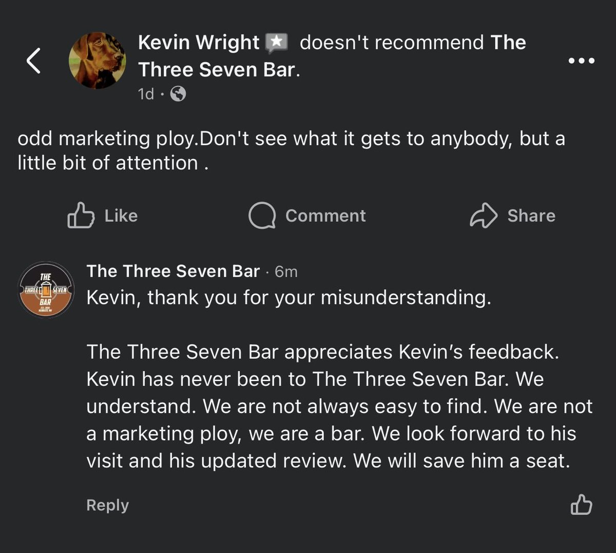 The Three Seven Bar 🍺 tweet media