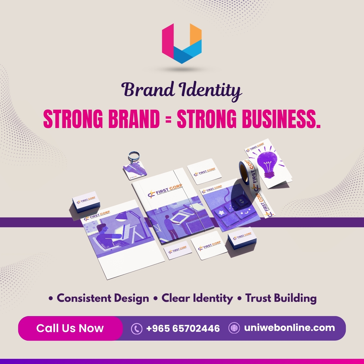 uniweb008's tweet photo. Is your brand making the strong first impression it truly deserves? 🚀
Your brand is more than just a logo — it’s the identity that builds trust, recognition and growth. 

Contact Uniweb IT Solutions:

📞 +965 65702446
📧contact@uniwebonline.com
🌐https://t.co/Ukbna9HJvZ https://t.co/2UYpTR9ZFa