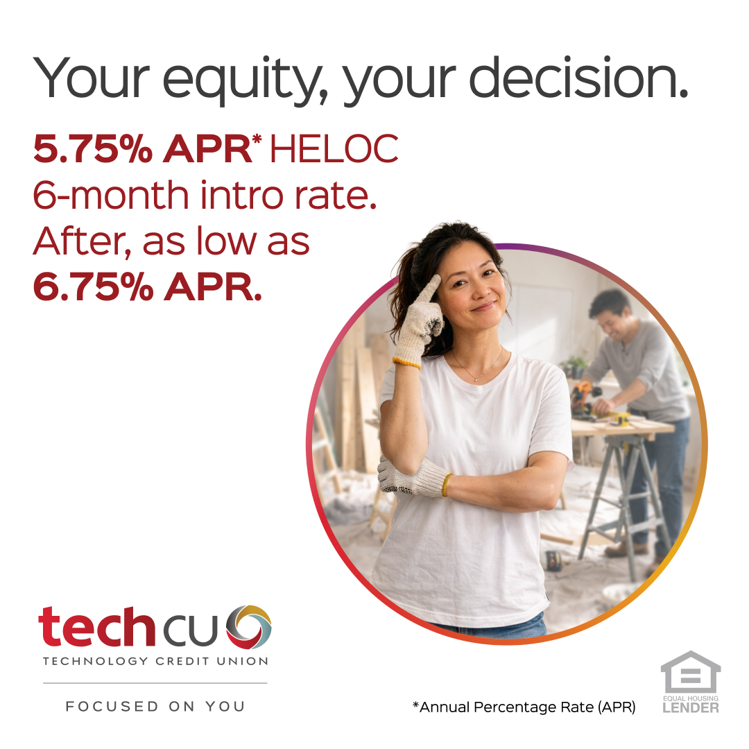 TechCU's tweet photo. Take on education expenses the smart way with a Tech CU HELOC at an intro 5.75% Annual Percentage Rate* for 6 months.

*Learn more: https://t.co/RhO6ktK2un

Equal Housing Lender https://t.co/EX9j4TwiGZ
