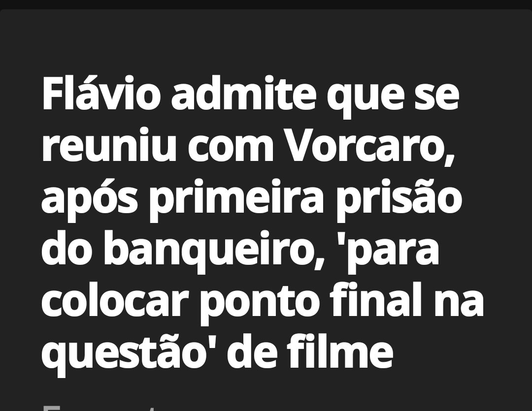 TekkaGui's tweet photo. Esse ponto final parece que tem curva. Ele ligou p o Vorcaro pedindo dinheiro um dia antes de ser preso. https://t.co/yHBX0CrhFZ