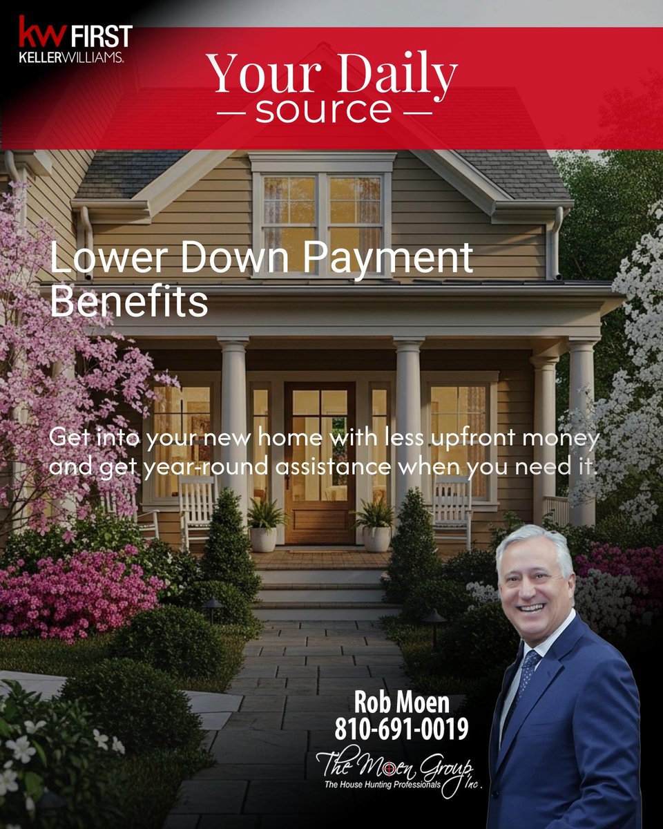 RobMoen's tweet photo. MSHDA’s MI Home Loan lets first-time buyers in Lapeer County get into a home with a lower down payment, help is available year-round. 🏡 Which part of buying feels most confusing right now? https://t.co/UjROpIwyDU