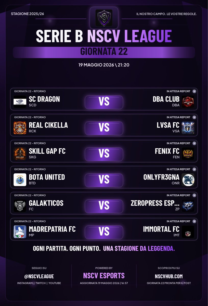 NSCV League 🇮🇹 tweet media