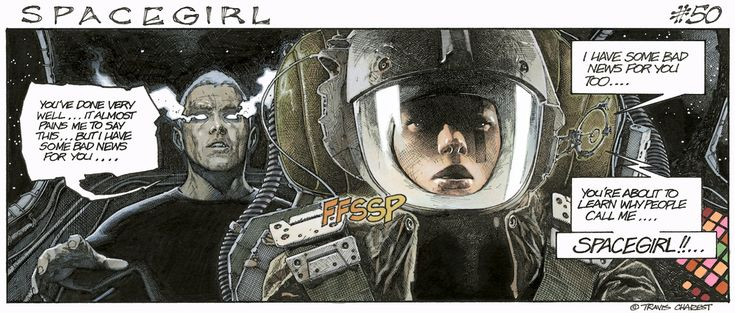 JonathanJColton's tweet photo. What is Travis Charest's MAGNUM OPUS? 

A. Alan Moore run on Wildcats. 
B. X-men-Wildcats 
C. Spacegirl 
D. The Metabarons https://t.co/RZvtPzGBAa
