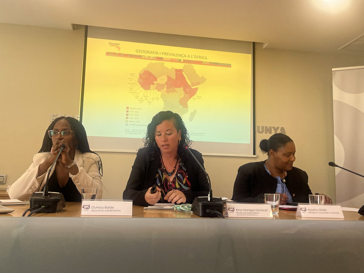 AmySabaly's tweet photo. Avui, com a comissionada del Fons Català de Cooperació al Desenvolupament (#FCCD) i regidora, hem participat a la jornada sobre mutilació genital femenina (#MGF) organitzada per la Federació de Municipis de Catalunya (#FMC). 

#ErradicacióViolències https://t.co/rnkZ0iBlVf