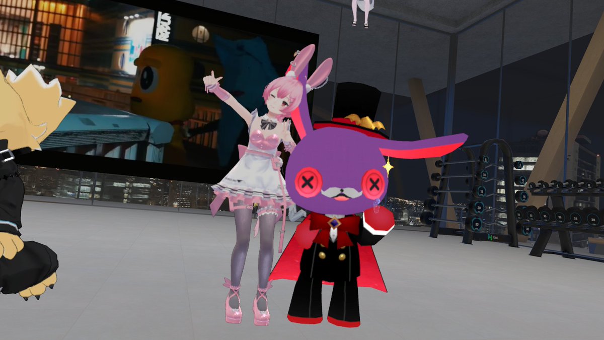 DonCalvo1870999's tweet photo. 素敵なこねりさんとかたりさん。
マジカルミラクルバニータイム（本当）とか。
俺たちがびわピーだ（嘘）とか。 https://t.co/vmPJ8ef320
