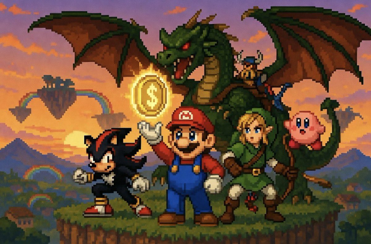Pixel coin tweet media
