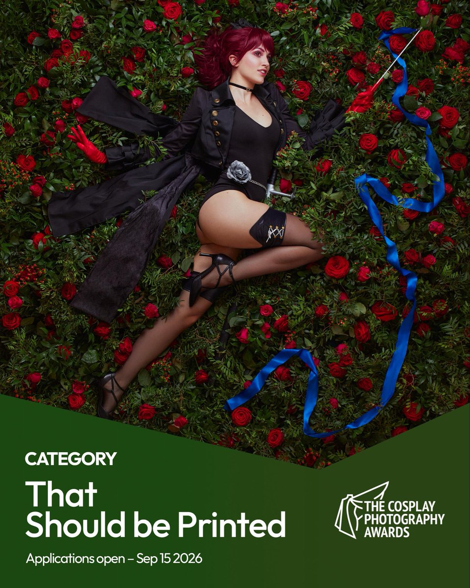 CosPhotoAwards's tweet photo. We’re excited to introduce the fifth award category! ✨ 

„That Should be Printed“ celebrates cosplay photography as finished art, not just screen images. It honors timeless, visually strong, and refined work that belongs in galleries. 🎨  Jury &amp; credits in the comments ⬇️ https://t.co/lOaJyohH7i