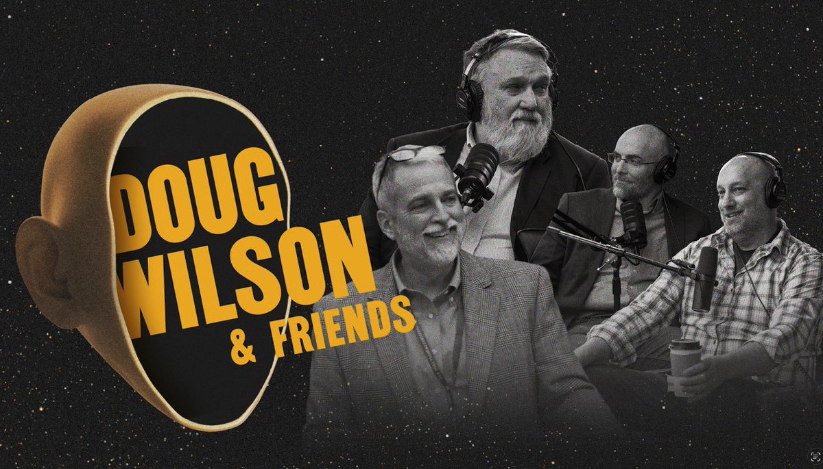 canonpress's tweet photo. OUT NOW

Doug Wilson &amp; Friends ft C.R. Wiley, N.D. Wilson, Joe Rigney, and Douglas Wilson on 

A.I. -- the Sins, the Dumb, and the Glory

Watch with the link below: https://t.co/NzXYrDRwyB