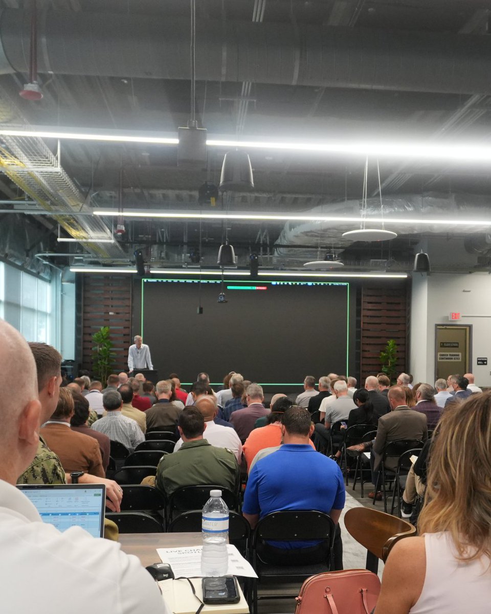 cftechgrove's tweet photo. We were excited to welcome a strong turnout of industry partners for the recent Navy Procurement Administrative Lead Time (PALT) update held on May 12, 2026, at the Central Florida Tech Grove. Thank you to everyone who joined us and contributed to valuable conversations with our https://t.co/eu2kipIBIX