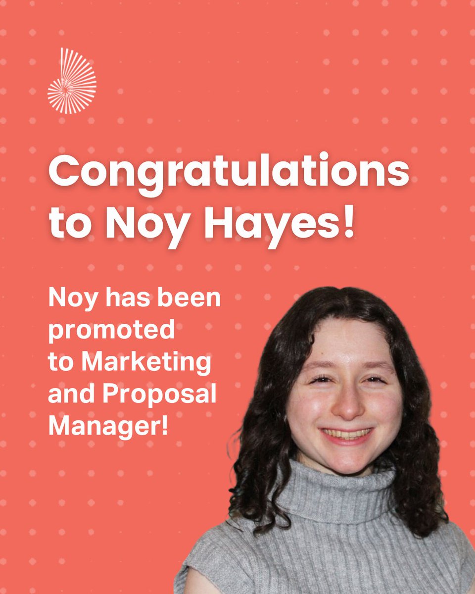 ArchStreetPR's tweet photo. Congratulations to Noy Hayes on her promotion to Marketing &amp; Proposal Manager at ASC!

This promotion comes alongside her Master of Science in Digital Marketing &amp; Design, reflecting her
growth and commitment to the field.

We’re excited to celebrate this next step for Noy. https://t.co/Tj4qy4A2va