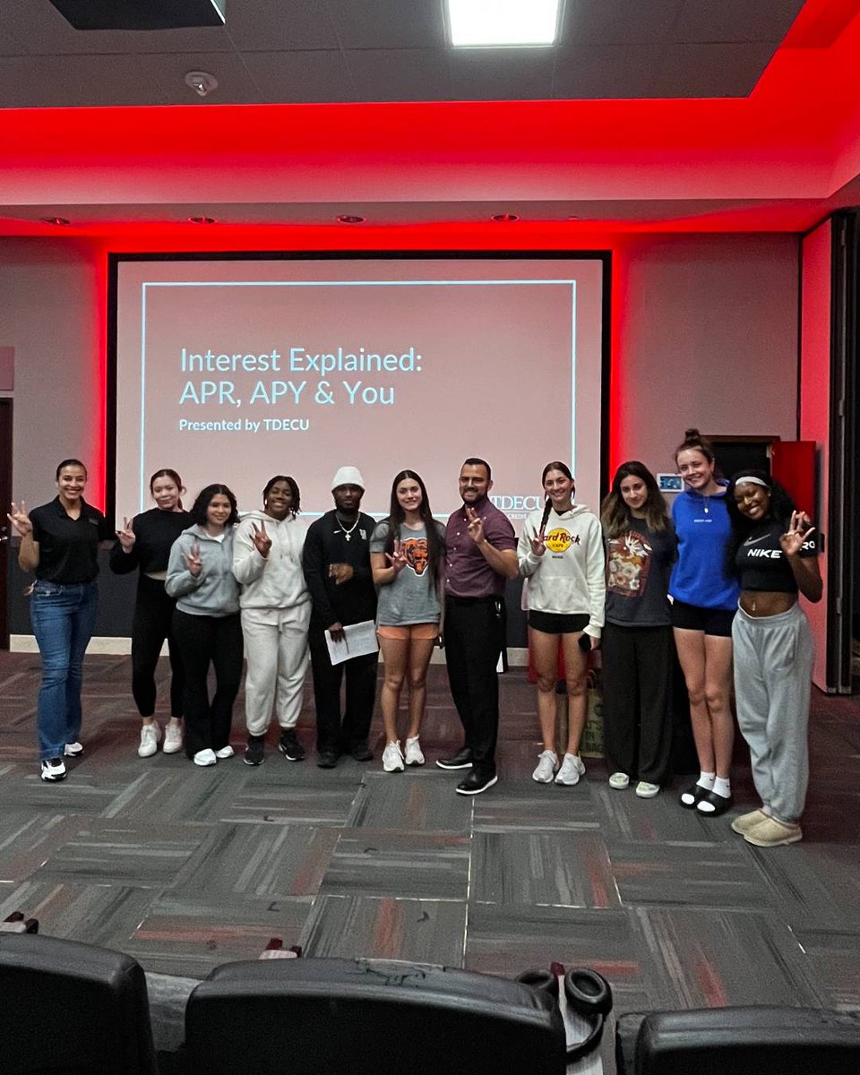 TDECU's tweet photo. Thus far in 2026, the TDECU Cares team has dedicated 815 hours of financial education to our communities, impacting more than 560 adults and youth. Through programs focused on budgeting, credit, lending, and investments, we’re helping individuals build strong financial habits. https://t.co/dzjgLid2xG