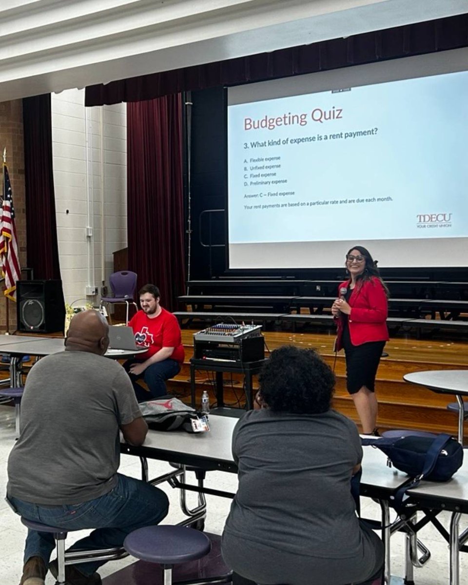 TDECU's tweet photo. Thus far in 2026, the TDECU Cares team has dedicated 815 hours of financial education to our communities, impacting more than 560 adults and youth. Through programs focused on budgeting, credit, lending, and investments, we’re helping individuals build strong financial habits. https://t.co/dzjgLid2xG