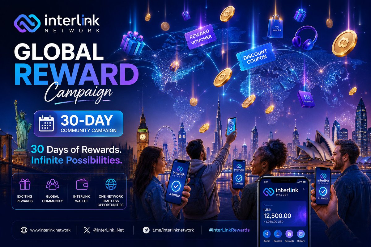 GaikotiN's tweet photo. “Global rewards powered by blockchain innovation.”
#Itlg #Itl #Interlink https://t.co/x98kEnLpDT