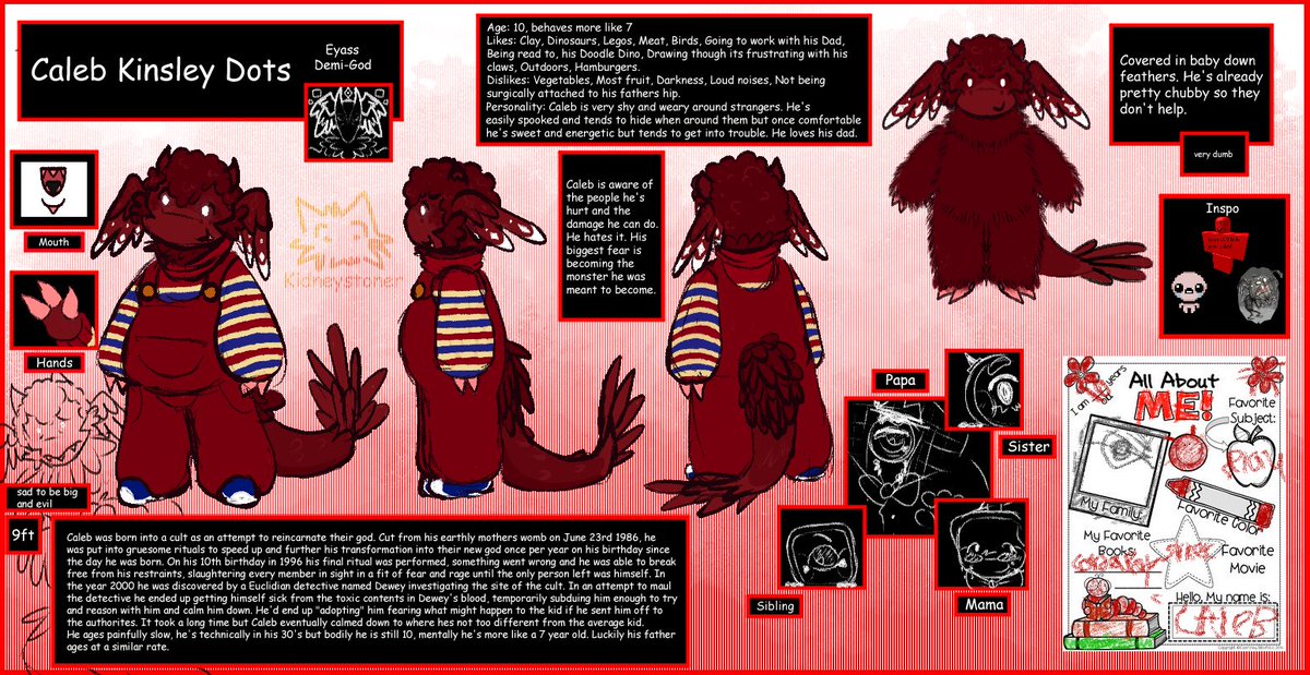 RustyRobos's tweet photo. hey so update he graduated from being a weird DBD oc a whiiile ago
his dad and siblings are owned by @ShapeMommy 
uses more inspo from non forsaken c00lkidd/007n7 (my characterization) when hes a teen, rn hes more like a weird little mix of isaac and webber https://t.co/mhuBJj8Q86