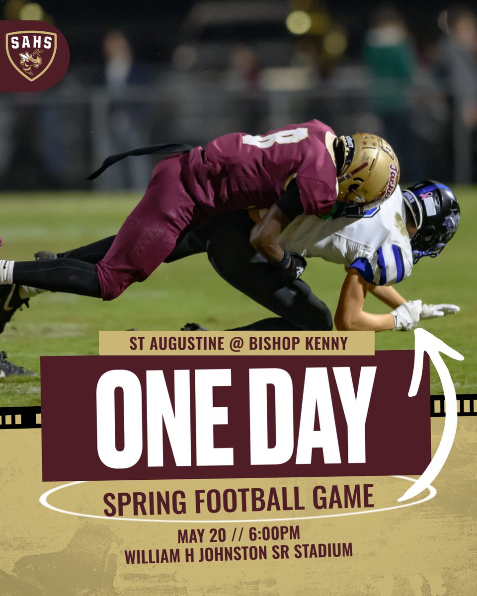 SAHSJackets's tweet photo. Tomorrow your Jackets head to Jacksonville to take on Bishop Kenny! Come out! #SWARM

Buy your tickets here 👇
🎟️https://t.co/jN2cE5SeaM https://t.co/mpqDJUheQn
