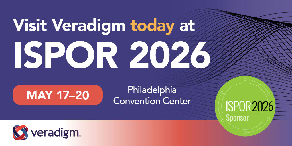 Veradigm's tweet photo. At ISPOR 2026?  Don’t miss Veradigm’s scientific posters and stop by our booth. 

#ISPORAnnual #RWE #HEOR https://t.co/usWAZXBnNe