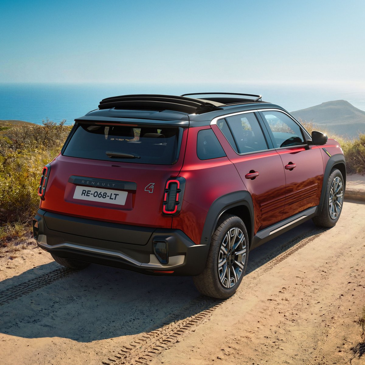 SC_Leasing's tweet photo. Skateboards in the back, surfboard on the roof, and pray it doesn’t rain - it’s the open-top Renault 4 JP4x4 Concept.
Part beach buggy, part pick-up, the Renault 4 JP4x4 Concept takes the regular Renault 4 and lops off the roof, adds minimalist doors, and raises the ride height by 15 mm.

What you’re left with is an ‘adventure-seeking leisure vehicle with a free, summery vibe’, says Renault.

Read the full article here: https://t.co/OxGeFYnmzr