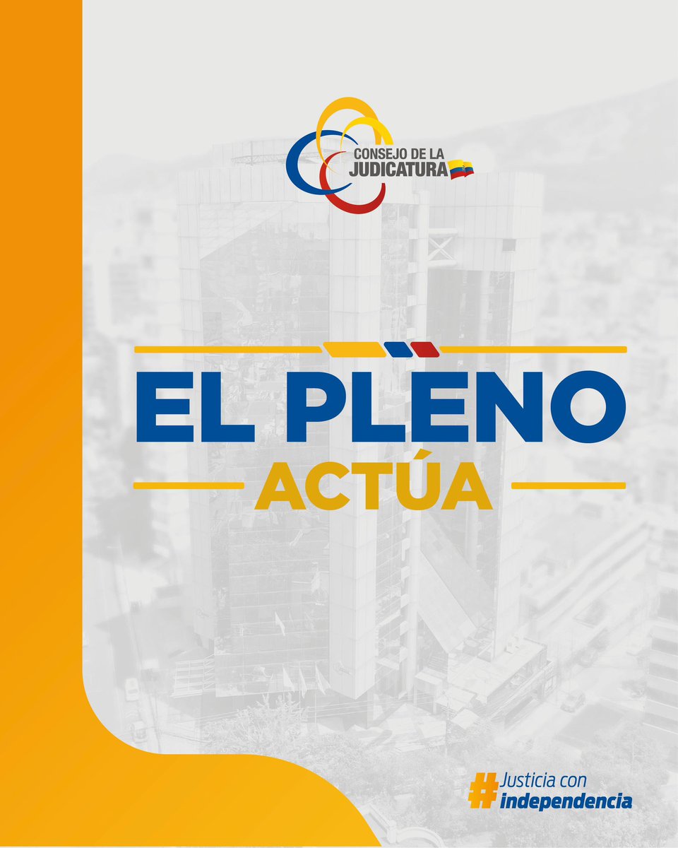Consejo de la Judicatura tweet media