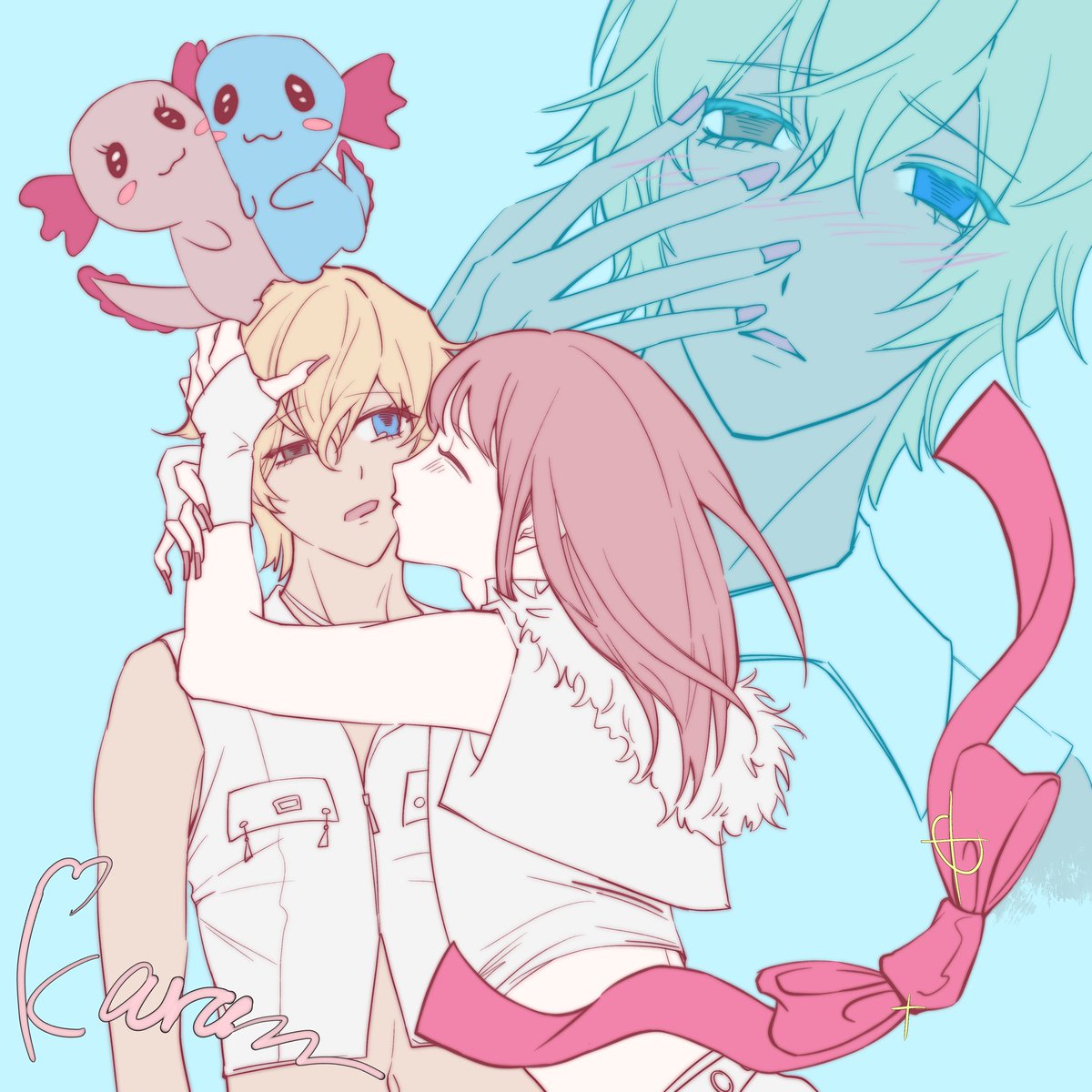 karann337's tweet photo. ✨🎀🩷520💙🎀✨
#XLOV #xlovfanart #RUI #루이 #HYUN #현 https://t.co/20q5RkKeBp