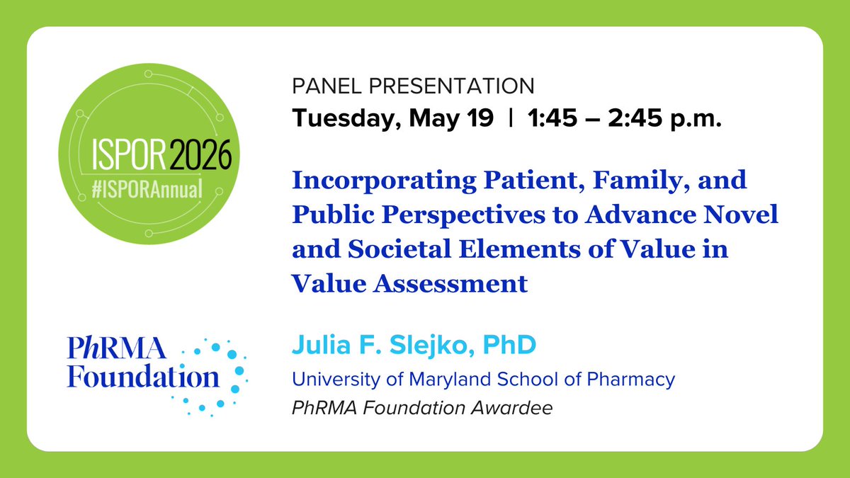 PhRMA Foundation tweet media